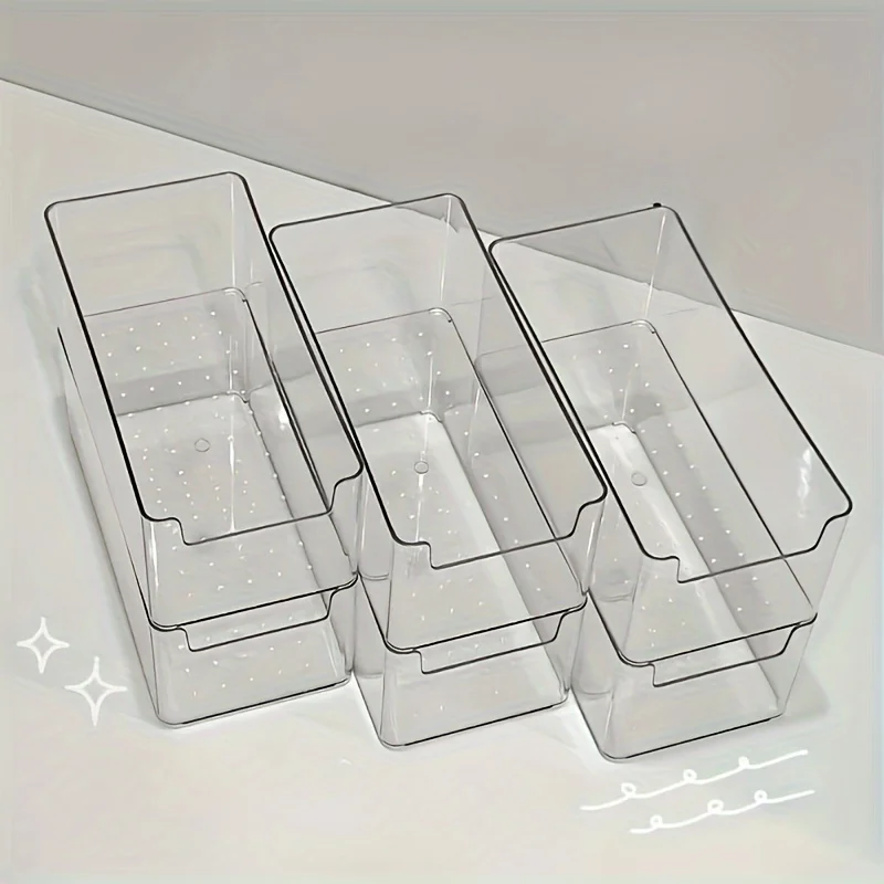Transparent Plastic Storage Drawer Box for Organizing