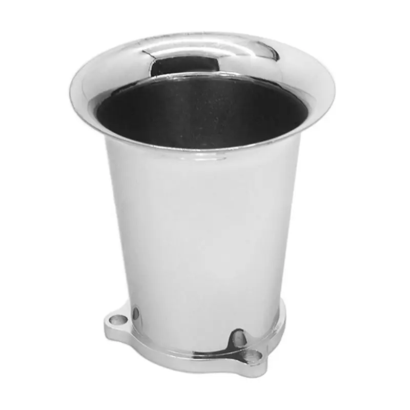 Air Filter Interface Cup Horn Billet Aluminum Velocity Stack For Chrome Cv Carburetor