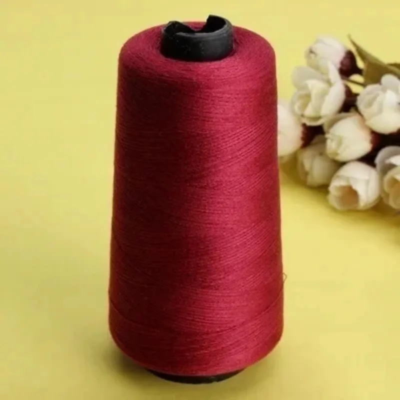 12 Colors Outstanding 3000 Yards Industrial Overlocking Sewing Machine Polyester Thread