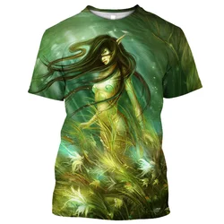 New Summer Tide Fantasy Figure Picture Men T-Shirts  Casual 3D Print Tees Hip Hop Personality Round Neck Short Sleeve  Tops