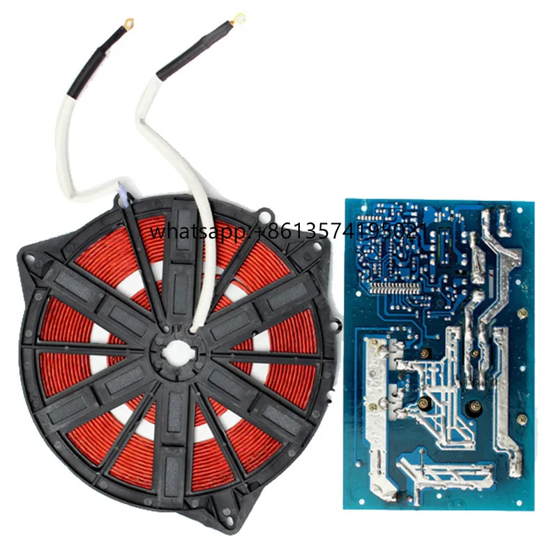 

220V 2500W Induction Heater 20-25kHZ With Coil Electric Magnetic Heating Control Panel For Kitchen Appliance Parts