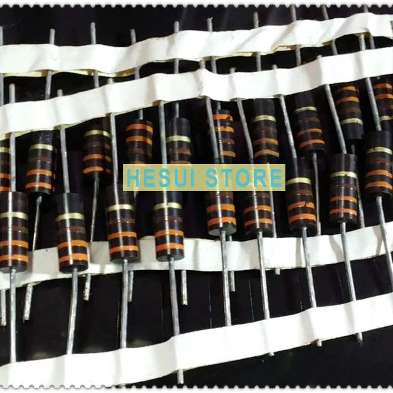 330R 1W AB 330 ohms, non-inductive, carbon core solid core carbon resistance 330 Ω