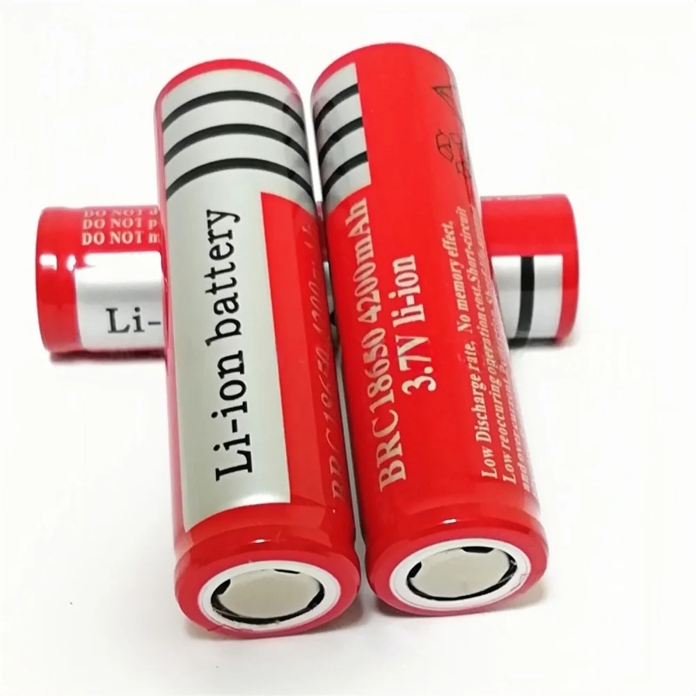 Nowa bateria litowo-jonowa 18650 3.7V 4200mAh, odpowiednia do latarek LED, reflektorów, laserów. — zdjęcie produktu 5