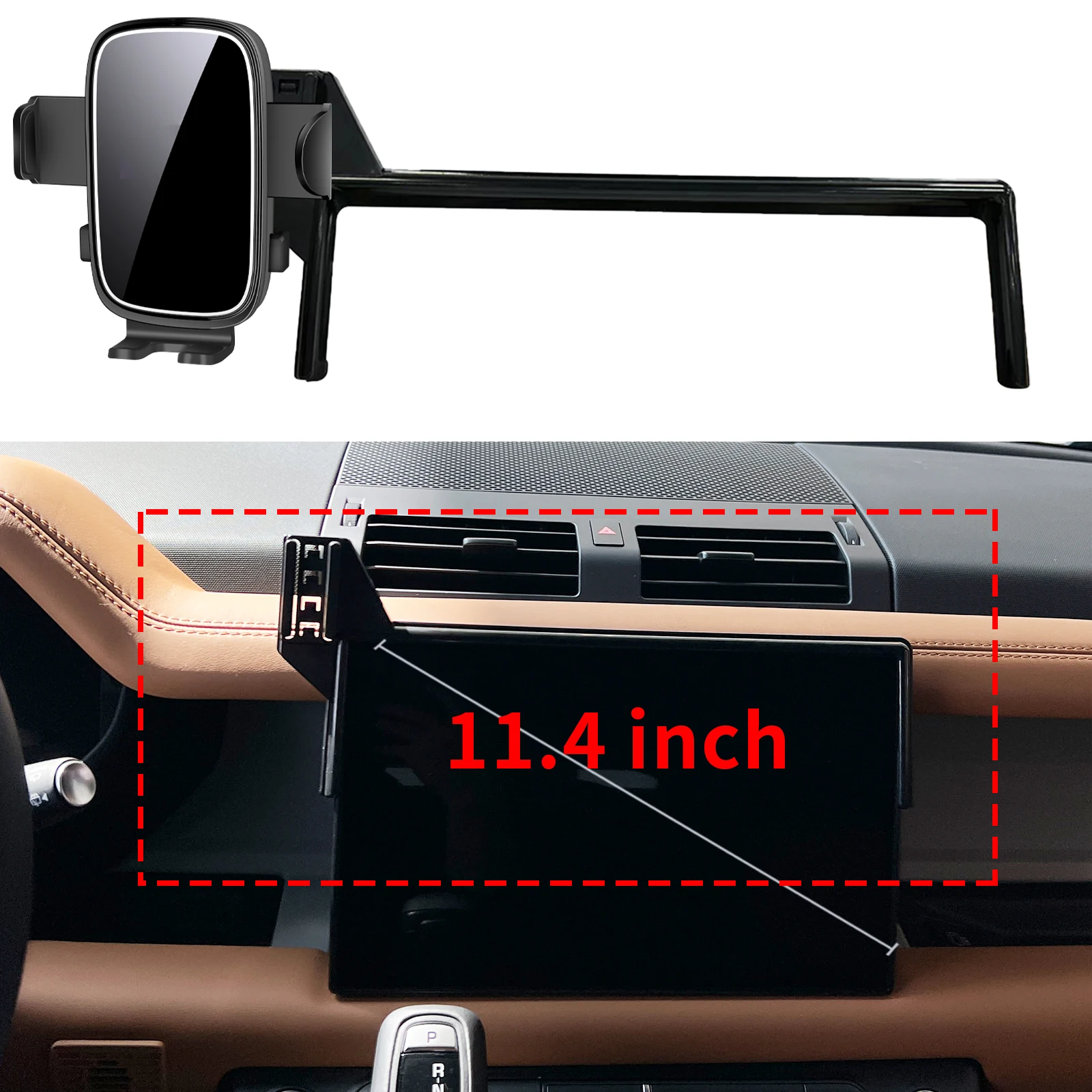

fit for Land Rover Defender 2022 2023 2024 2025 Custom Fit Phone Holder Mount Dashboard Screen Base No Drill Car​​ accessoires
