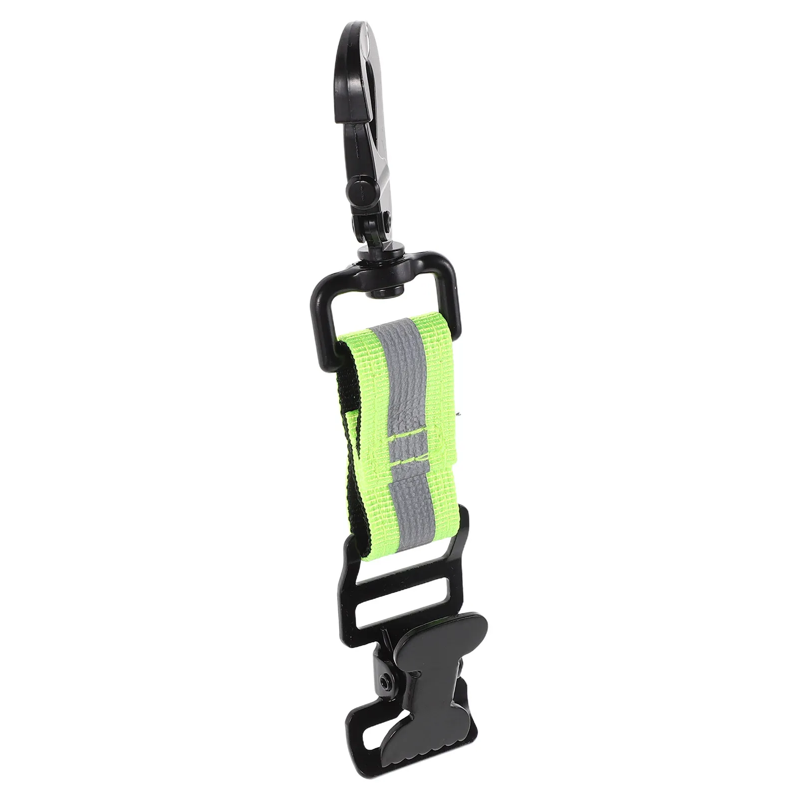 Reflective Fire Glove Holder Heavy Duty Firefighter Gear Clip Emergency Safety Strap for Firefighting Gloves Retention Quick
