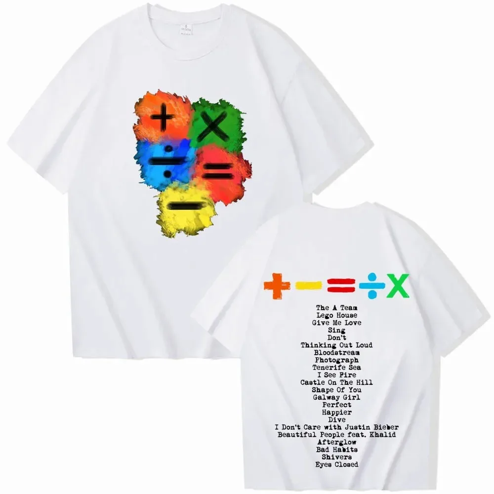 

ED Sheeran Tour 2025 Shirt Ed Sheeran Butterfly Shirt Harajuku Man Woman Fan Gift Tee Summer Fashion Concert Short Sleeves