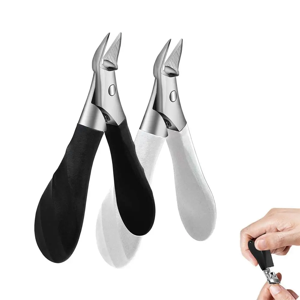 Professionele Anti-Splash Schuine Rand Nagelknipper Roestvrij Stalen Trim Nagels Schuine Teen Nageltrimmers Eagle Snavel Nagelknipper