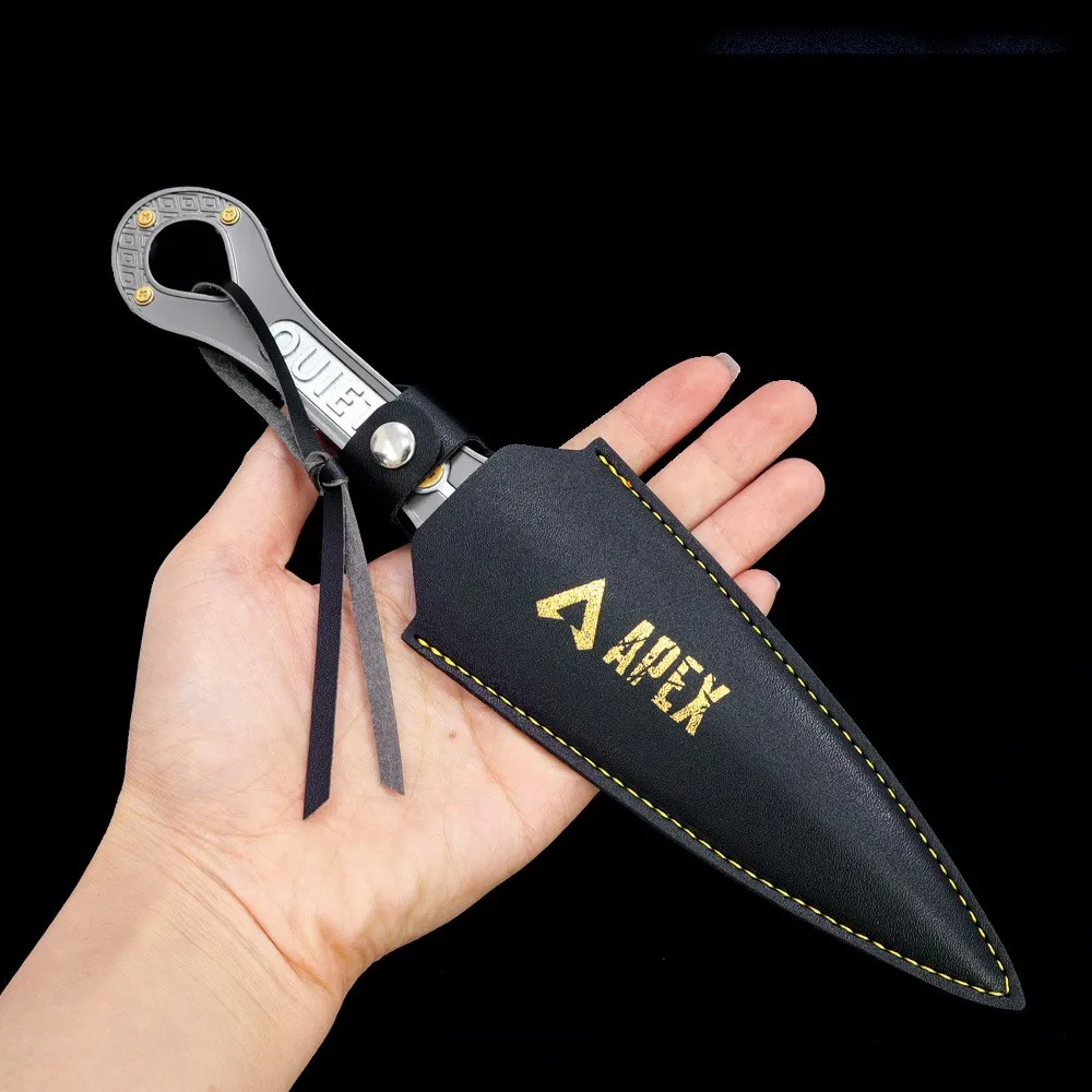 25cm|30cm Apex Legends Heirloom Wraith Kunai Update Keychain Game Peripheral Metal Knife Uncut Blade Weapon Model Gift Boy Toys