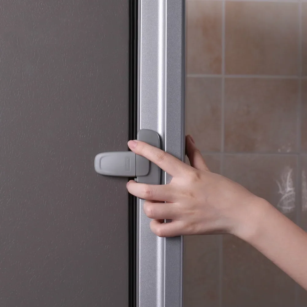 1Pcs Home Refrigerator Fridge Freezer Door Lock Latch Catch Toddler Kids Child Cabinet Locks Baby Safety Child Lock