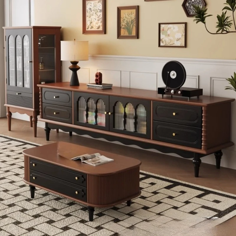 Muebles de almacenamiento para salón, muebles de sala de estar de estilo moderno y baratos para liquidación del hogar, soporte nocturno, TV, mueble de TV de diseño Miroytengo