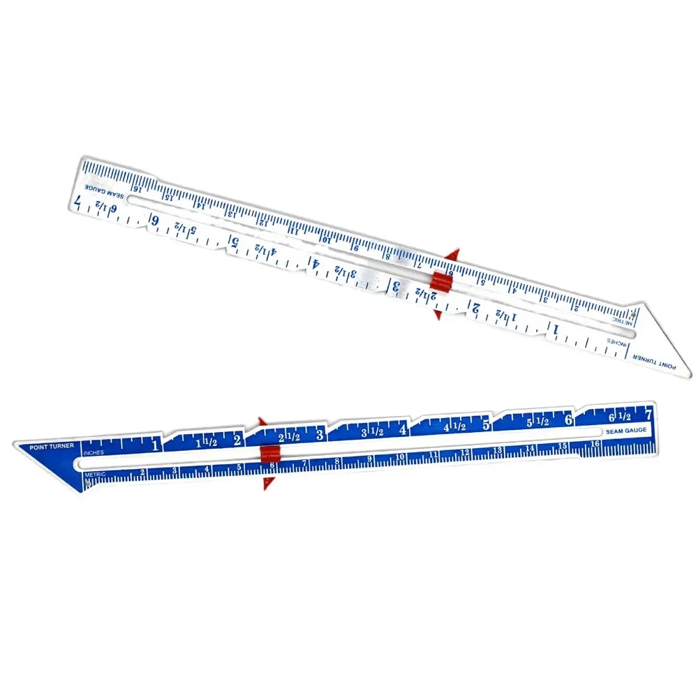 1 szt. Linijka do pikowania aluminiowa końcówka końcówki rąbka ręcznie ustawiona miara odległości przyciski marginesy równoległe linie do szycia