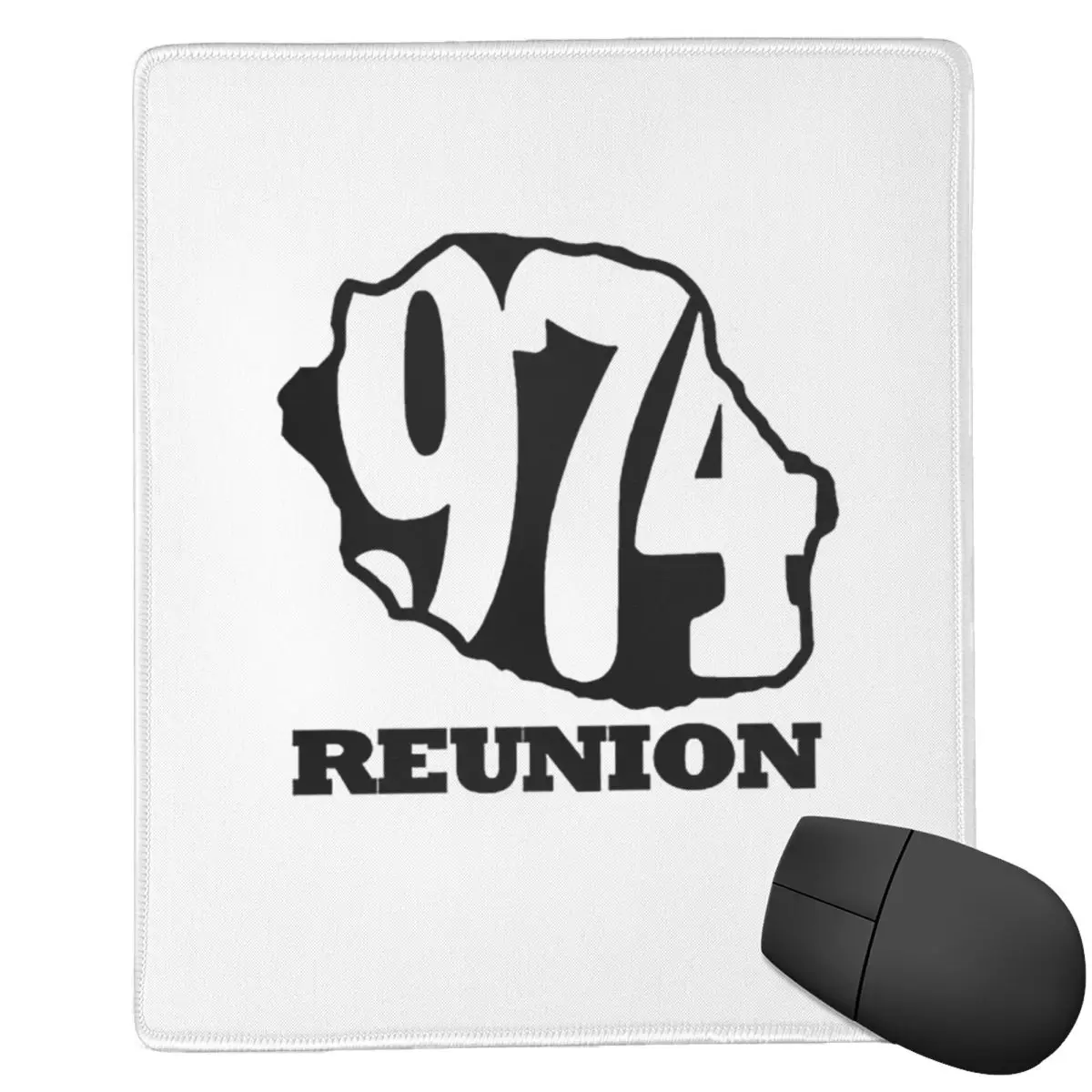 Reunion Island Flag 7x9 in 22x18 cm Mouse Pad Computer Keyboard Mouse Mat Gamer PC Laptop Desk Mat Office Accessories Table Mats