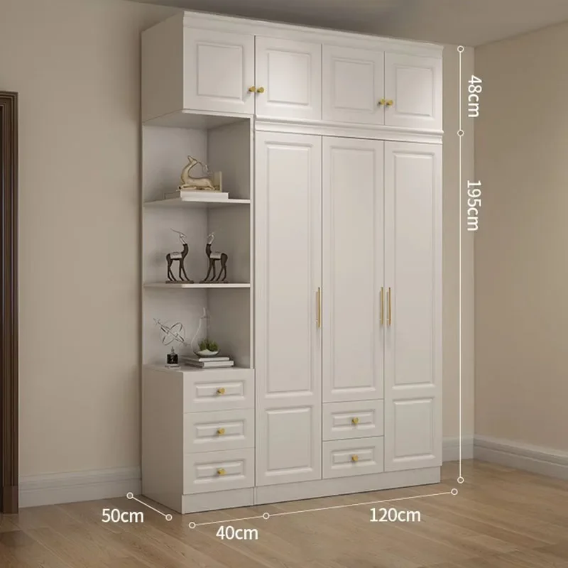 

Modern Luxury Wardrobe Space Saving Large Nordic Organizer Wardrobe Wooden Multifunction Guarda Roupas Bedroom Furniture