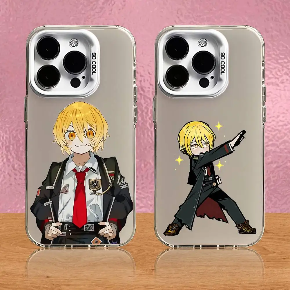 

L-Limbus C-Company Don Quixote For iPhone 17,16,15,14,13,12,X,8,Pro,Max,Plus,SE4,Air,Mini Anti-Slip Design White IMD Matte Case