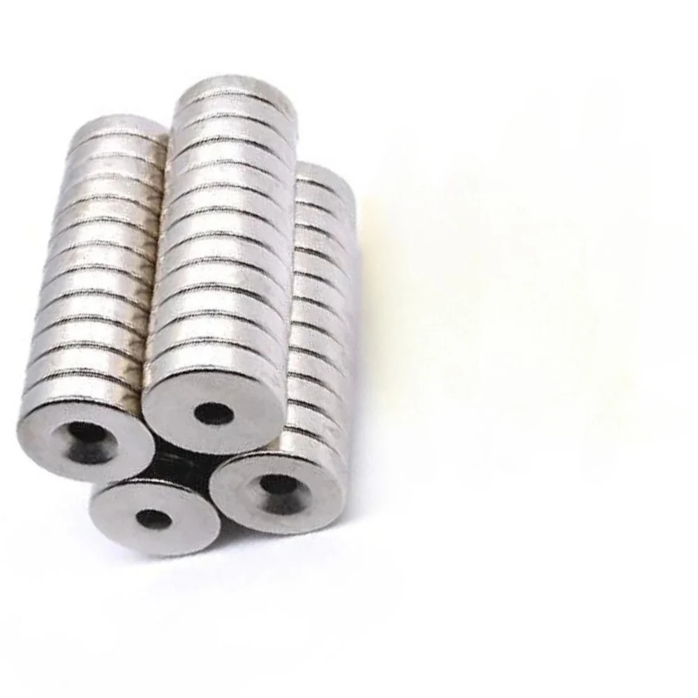 N35 25x3-5 25x4-5 25x5-5 NdFeB Hole Neodymium Magnet Strong New Super Powerful Round Countersink Disc Magnetic Ring Craft Diy