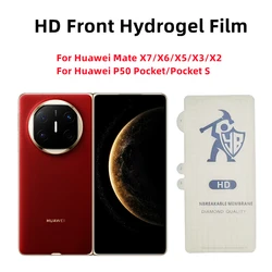 3pcs Clear Hydrogel Film For Huawei Mate X6 Screen Protector For Huawei Mate X7 X5 X3 X2 P50 Pocket Pocket S HD Protective Film