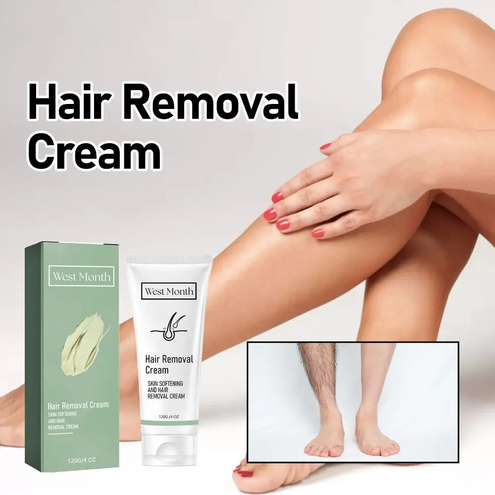 

New Painless Hair Removal Cream Gentle Face Body Depiladora Cream Effective Legs and Underarms Pubic Bikini for Women and Men