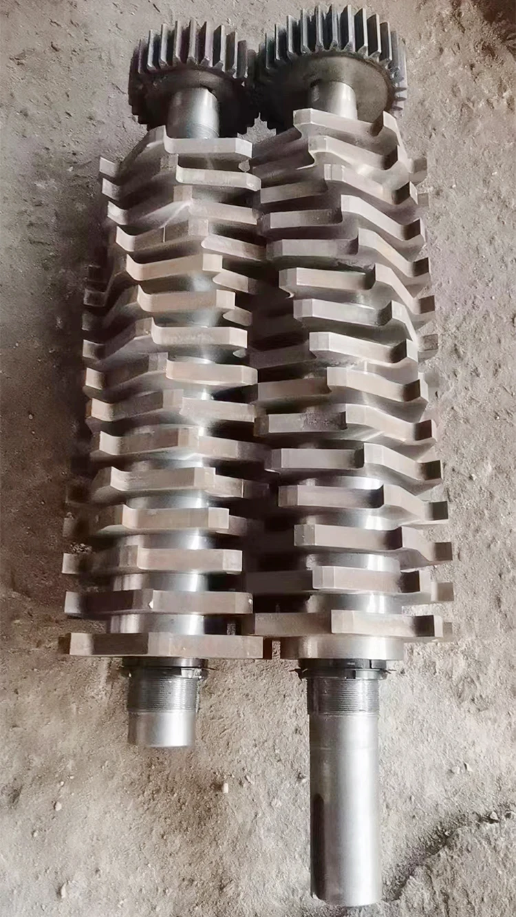 PLC Plastic Can Drum Pipe Pet Bottle Plastic Crusher Tire Shredder Recycling Machine Plastic Shredder Machine