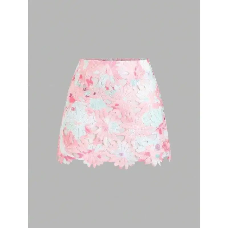 

M 42 New Spring Summer Faion Simple Floral Hollow out Cross-Border Sle Men's Casual Sportswear Set Seven Sve Long