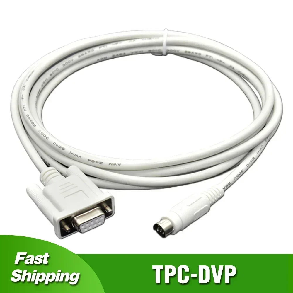 

TPC-DVP for MCGS TPC Touch Panel Connect Delta DVP Series PLC Programming Cable
