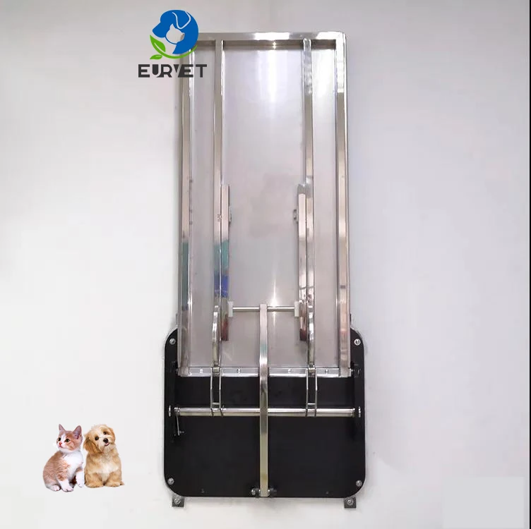 Professional Veterinary Equipment Wall Mounted Folding Table 304 Stainless Steel Veterinary Table