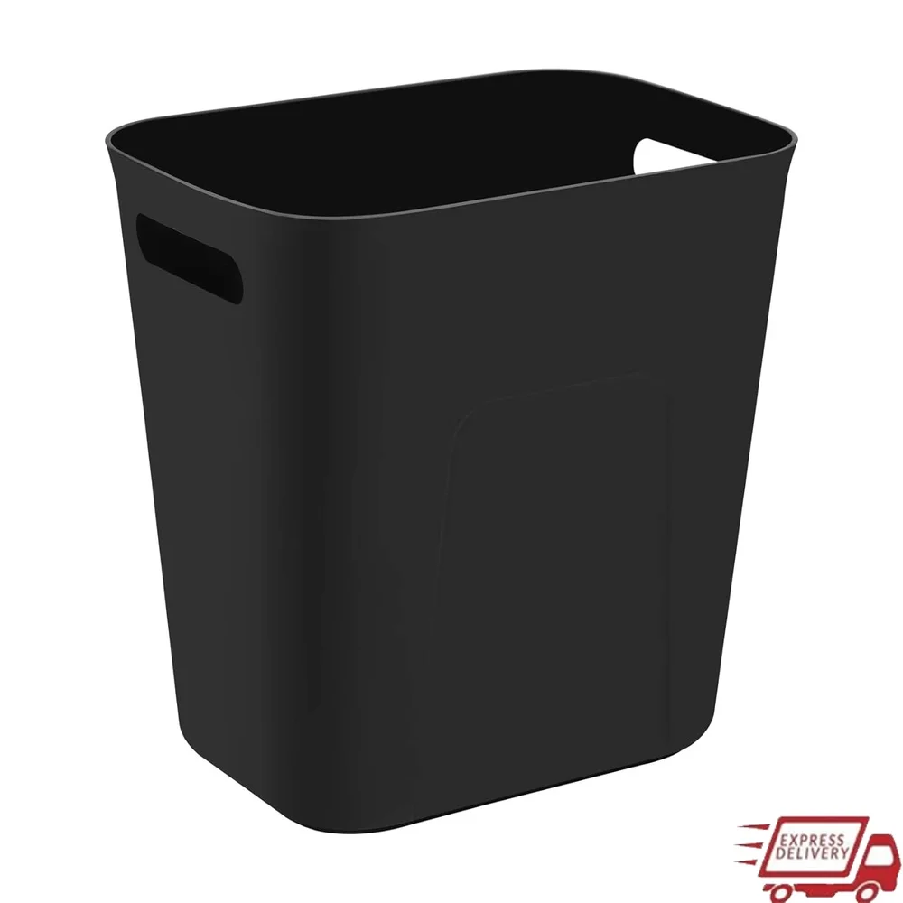 

Пластиковый мусорный бак, корзина для мусора, ванная комната, кухня, офис, пральня, общежития, 3,5 галлона, легко чистится, устойчивый к вмятин контейнер для мусора