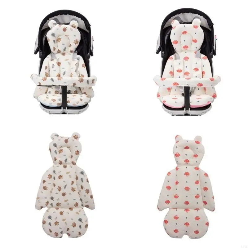 A5YC Protector Pad Baby Strollers Belt Armrest Pad Double Side Liner Cover