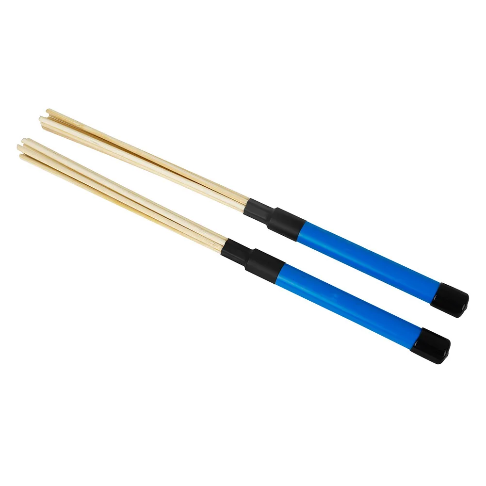 

1Pair Drum Brush Wooden Handle Percussion Stick Drum Set Musical Instrument Accessories Instrument Accessories