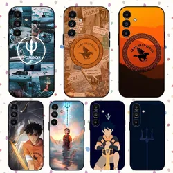 P-Percy J-Jackson Poseidon Phone Case For Samsung S24,S21,S22,S23,S30,Ultra,S20,Plus,Fe,Lite,Note,10,9,5G Black Soft Cover