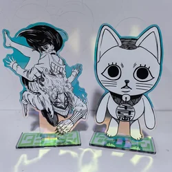 Anime Figure DAN DA DAN Momo Laser Acrylic Keychain Stand Model Plate Fans Bag Gift Display Fashion Cosplay Ornaments Decoration