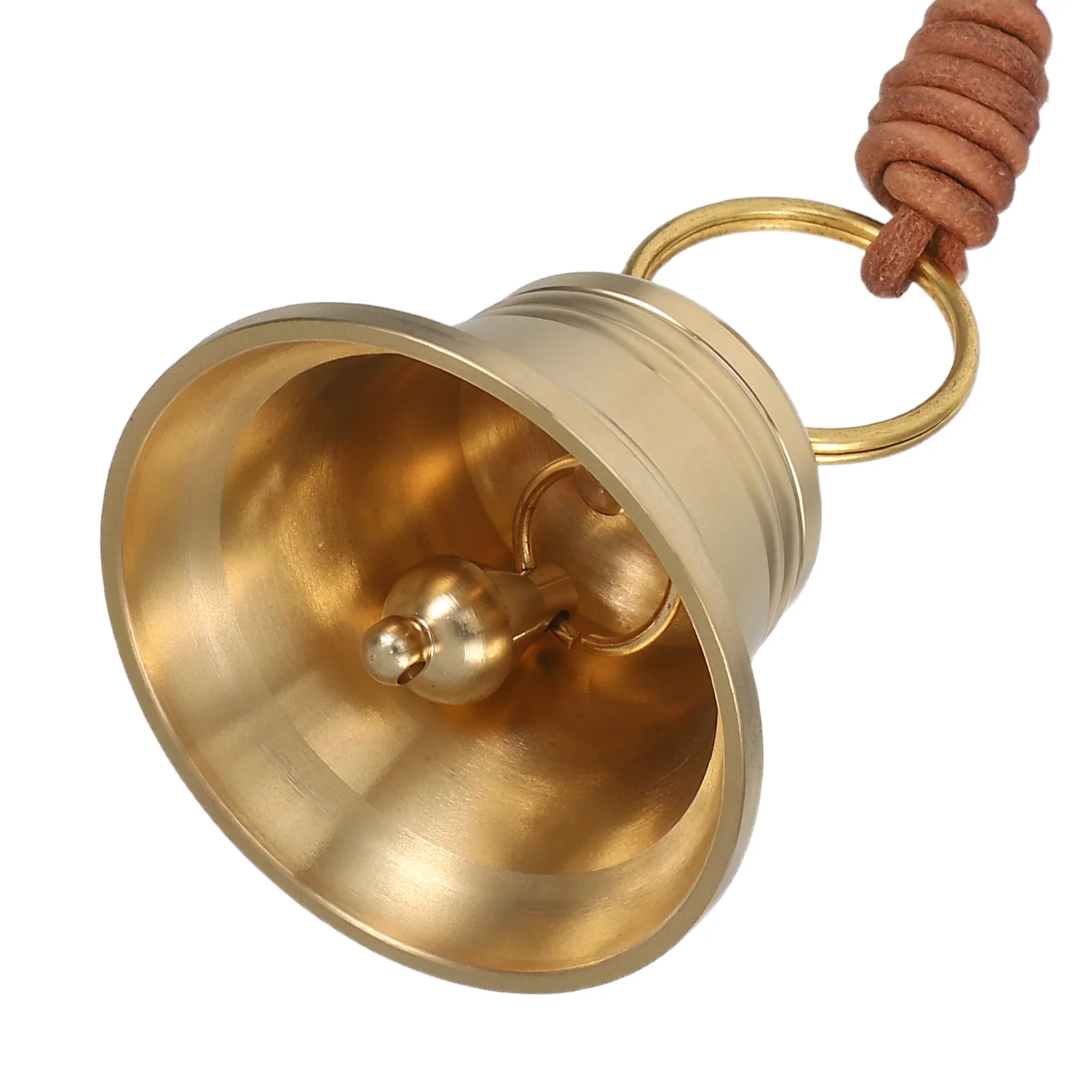 النحاس خمر جرس معلق جرس نحاسي صغير ل مقبض الباب الديكور حديقة المنزل الرجعية الحائط جرس الباب الزخرفية الذهبي #2