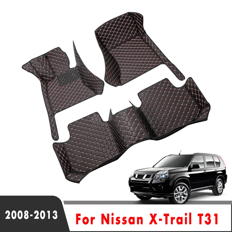 

Ковры с левым рулем, автомобильные коврики для Nissan X-Trail Xtrail T31 Rogue 2013 2012 2011 2010 2009 2008, автомобильные аксессуары для интерьера на заказ