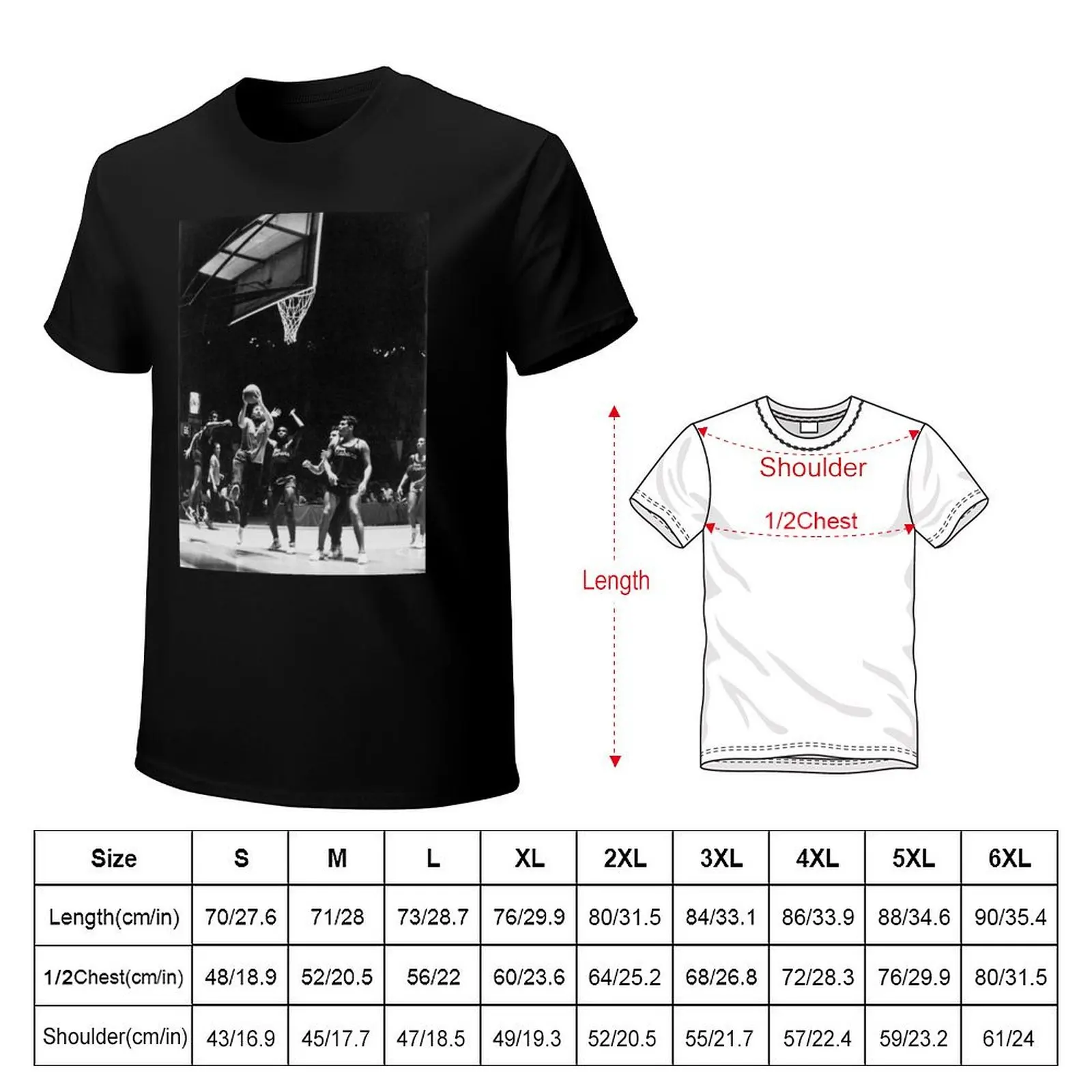 Fidel Castro Playing Basketball T-Shirt t shirts for man graphic tees T-Shirt