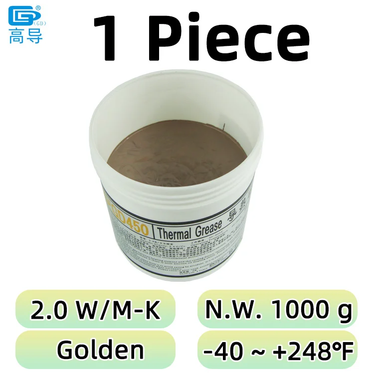 GD900 GD007 GD-2 Koelpasta Nettogewicht 1000g voor CPU GPU LED PS5 Printer Koeling Koeler Pasta Gips Koellichaam Compound CN