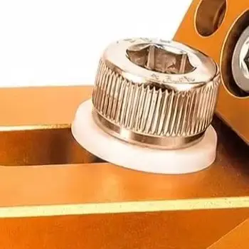 Aluminum CNC Clamps 55x22x19mm Gold for LUNYEE 3018 For Pro Max Router Side Clamping T Track MDF Aluminum Board Use