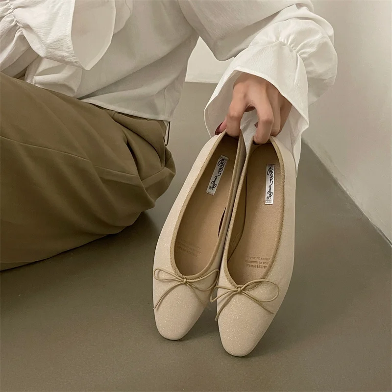 2025 Spring Women's Mary Jane Shoes - Fashionable One-Piece Sandals, Comfortable Street Style, Soft Bottom Women's Flat Shoes