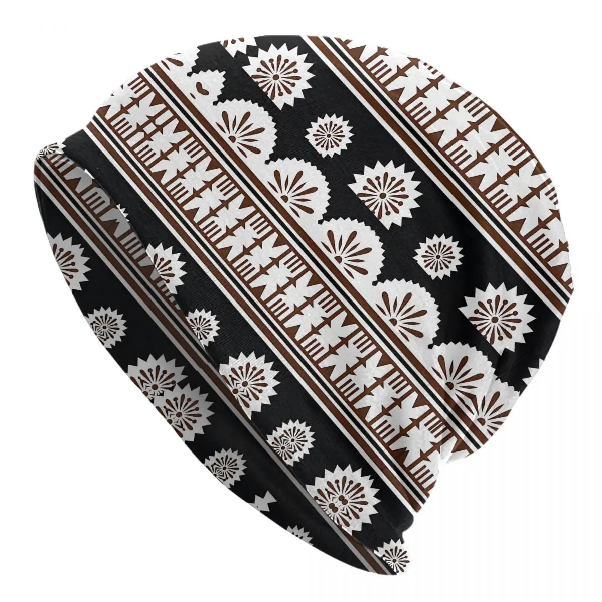 Bonnet Hats Africa Folk Men Thin Skullies Beanies Hat Fijian Tapa Kesakesa Tribal Cap Design Caps