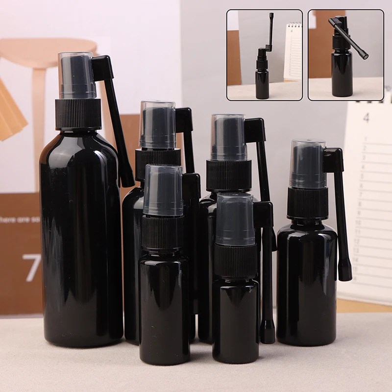 10 Ml-100 Ml Empty PET Nasal Spray Bottles Pump Sprayer Mist Nose Refillable Small Rotation Mist Spray Bottles