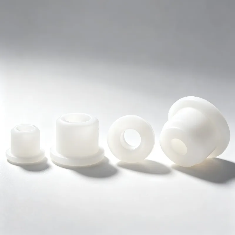 3.3mm‑201.5mm White Silicone Rubber Snap‑on Grommet Hollow Hole Plug Cable Wire Pass Bushing O‑ring Seal Gasket T Type