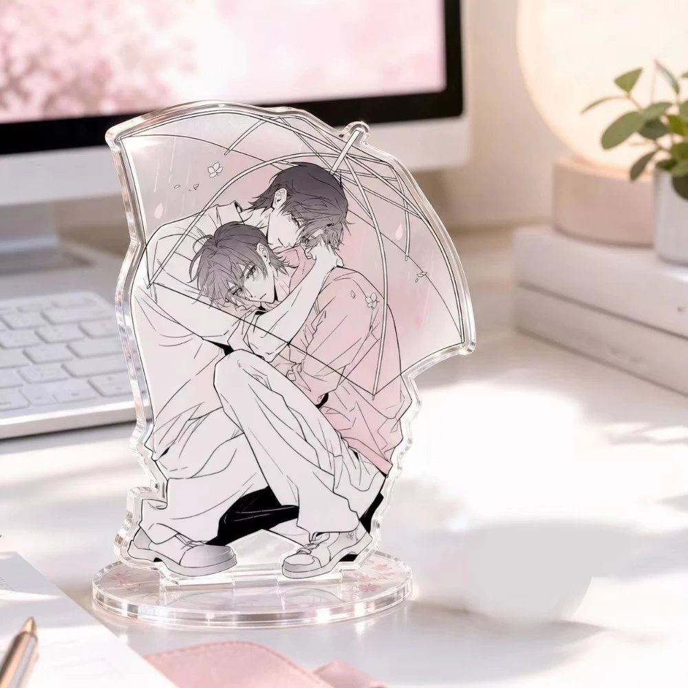Anime Novel Acrylic Plaque Wait for Me After School Model Signboard Chen Jingshen Yu Fan Cosplay Desktop Standee Decoration Gift