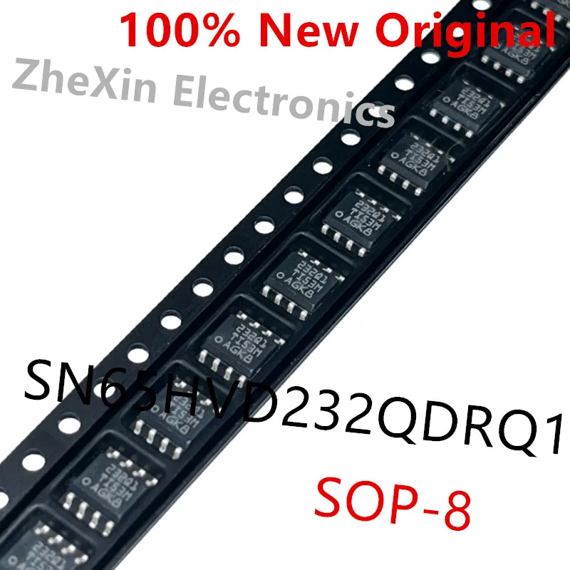 10PCS/Lot  SN65HVD230QDR  HV230Q 、SN65HVD232QDRQ1  232Q1 、SN65HVD233QDRQ1  233Q   New CAN transceiver chip   SN65HVD230