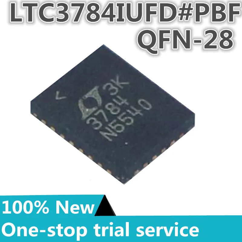 

2-100pcs %New original LTC3784IUFD LTC3784IUFD#TRPBF LTC3784IUFD#PBF Screen 3784 QFN-28 DC-DC control chip ic