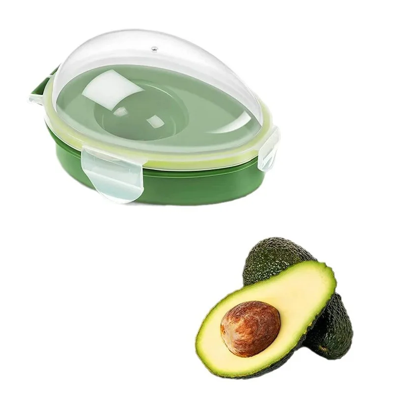 Avocado Box Storage Saving Container Vegetable Organizer Reusable Fridge Saver Box Plastic Fruit Containers Vegetable Crisper