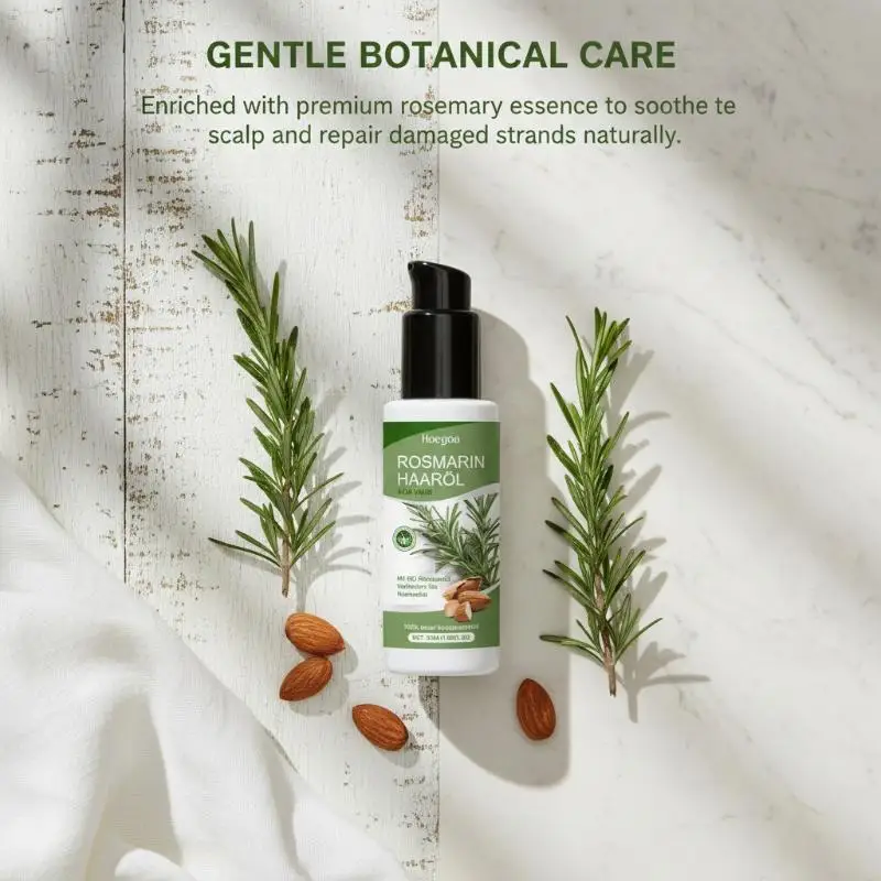 Rosemary Hair Essential Oil Lightweight Nourishing Solution for Smooth and Aromatic Hair Best for Daily Hair Care