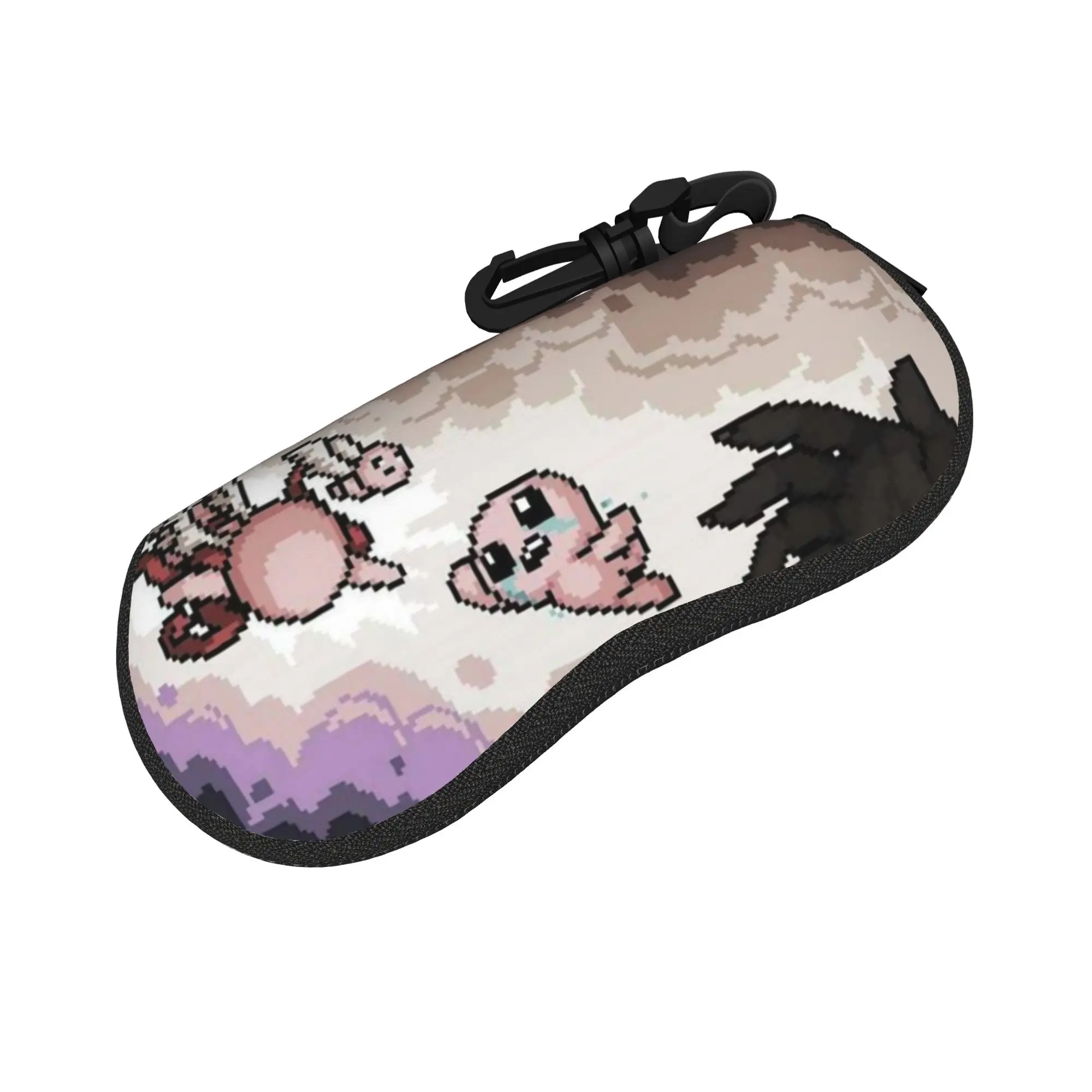 Kawaii Cartoon Glasses Case The Binding Of Isaac Accessories  Zipper  Glasses Protector Cartoon Eye Contacts Case