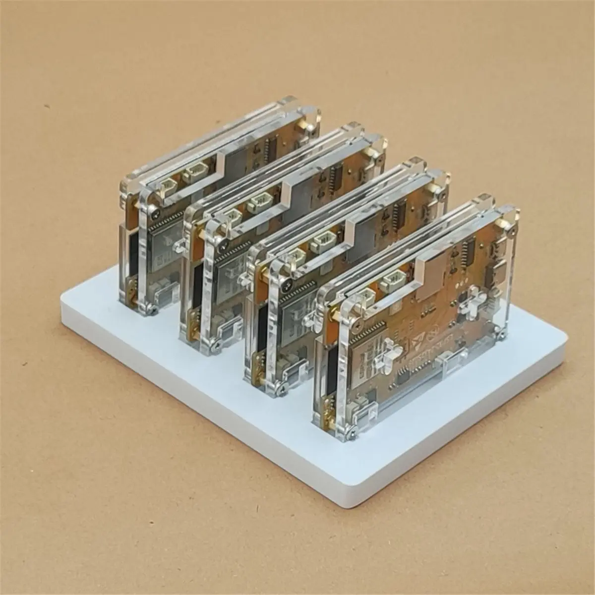 Upgraded +4 Slots Stand 4X 960H/S 2.8 Inch Smart Display Bitcoin Crypto Low Power Lottery Miner
