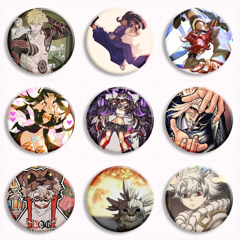 Trend Anime Gachiakuta Soft Button Pin Hot Manga Rudo Surebrec Cartoon Brooches Badge Character Cosplay Decor Fans Collect Gifts