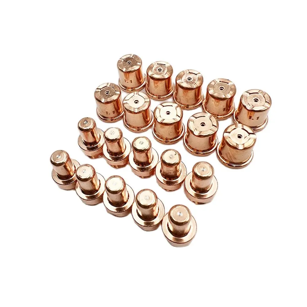 

10pcs Nozzle Tip And 10 Electrode For HF Pilot Arc CP-70 CB-70 CB 70 LT-70 LT 70 CB70 PF0065 Plasma Cuting Torch