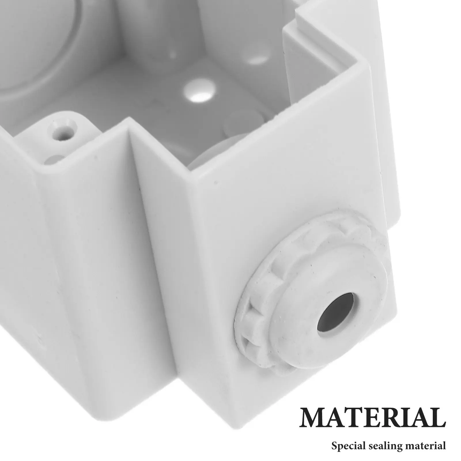 2Pcs Outdoor Electrical Junction Box Waterproof Splash-Proof Power Cover for Holiday Lights Timer Cord Garden Tool Socket Safety
