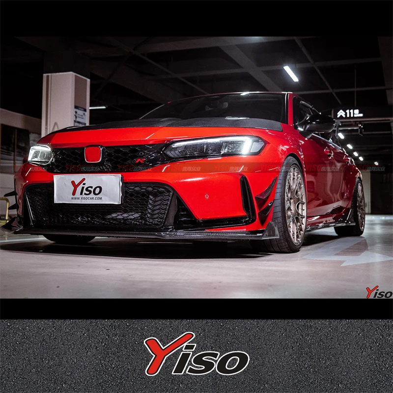 مناسبة لـ TypeR FL5 مجموعة هوائية معدلة من ألياف الكربون TypeR FL5 APR شفة أمامية من ألياف الكربون